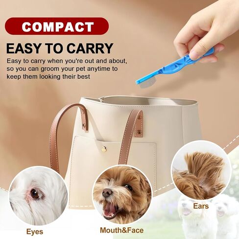Blue Small Dog Comb for Grooming Dog Eye Comb Dog Flea Comb in Kuwait