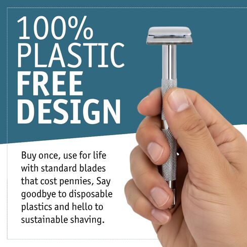 Merkur Moustache / Eyebrow Razor - Chrome in Kuwait
