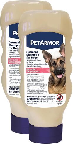 PetArmor Flea & Tick Shampoo Dogs Original, Kills Eggs 30 Days, 18oz in Saudi Arabia