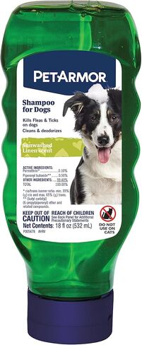 PetArmor Flea & Tick Shampoo Dogs Original, Kills Eggs 30 Days, 18oz in Kuwait