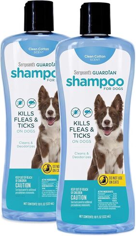 Sergeant's Guardian Flea & Tick Shampoo Dogs, Kills Eggs 30 Days, 18oz in Saudi Arabia