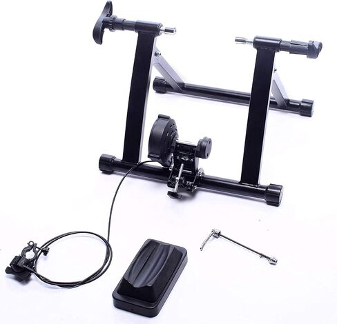 BalanceFrom Bike Trainer Stand Steel Bicycle Exercise Magnetic Stand with Front Wheel Riser Block in Kuwait