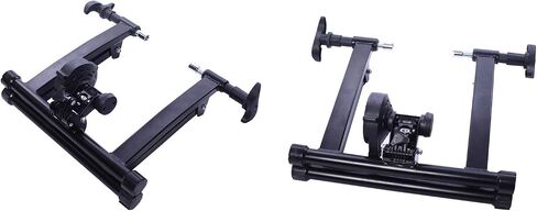 BalanceFrom Bike Trainer Stand Steel Bicycle Exercise Magnetic Stand with Front Wheel Riser Block in Kuwait