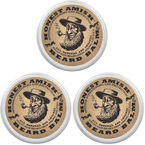Honest Amish Beard Balm - New Large 4 Ounce Twist Tin in Kuwait