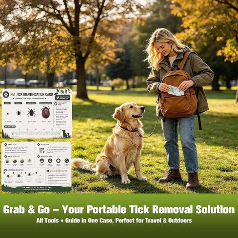10 Pcs Tick Removal Tool Kit for Dogs, Cats & Humans in Saudi Arabia