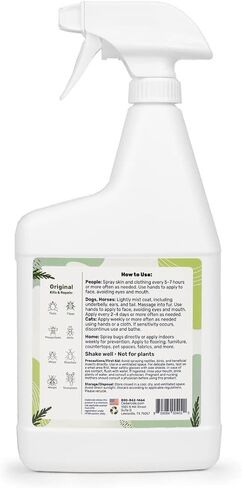 Cedarcide Original Cedar Oil Bug Spray, Repels Mosquitoes & Chiggers, 32oz in Saudi Arabia