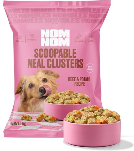 NOMNOMNOW Nom Nom Scoopable Meal Clusters - Beef & Potato Recipe, 6lb Bag in Kuwait