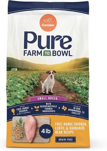 CANIDAE Pure Farm to Bowl, Chicken, Lentil & Garbanzo Bean, 4 lb in Kuwait
