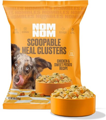 Nom Nom Scoopable Meal Clusters - Chicken & Sweet Potato Recipe, 6lb Bag in Kuwait