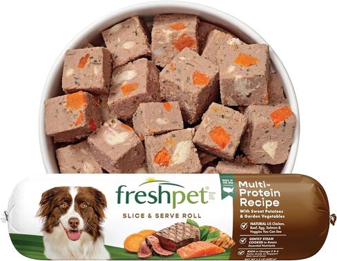 Freshpet Healthy & Natural Dog Food, Fresh Multi Protein Roll, 5lb in Kuwait