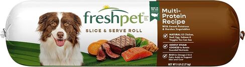 Freshpet Healthy & Natural Dog Food, Fresh Multi Protein Roll, 5lb in Kuwait