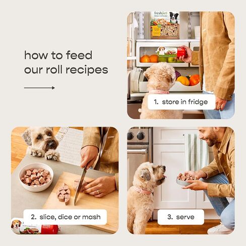 Freshpet Healthy & Natural Dog Food, Fresh Multi Protein Roll, 5lb in Kuwait