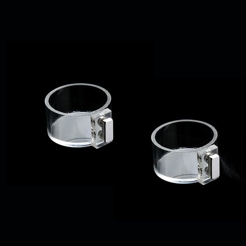 2 Pack Jumping Spider Feeding Dish, Acrylic Tarantula Water Dish Food Bowl in Kuwait