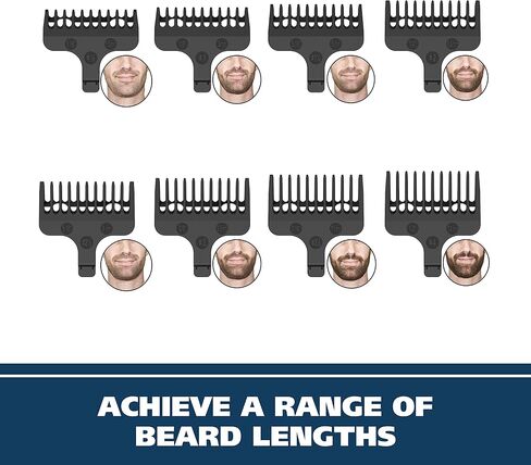 Wahl Aqua Blade Rechargeable Wet/Dry Lithium Ion Deluxe Trimming Kit with 3 Interchangeable Heads for Detailing, & Grooming Beards, Mustaches, Stubble, Ear, Nose, & Body – Model 9899-100 in Kuwait