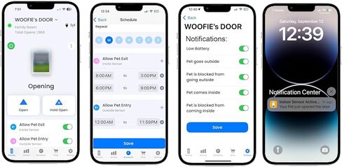 Power Pet Smart Automatic Electronic Pet Door by High Tech Pet (Wall Mount, Large, WiFi Enabled - App Control) in Saudi Arabia