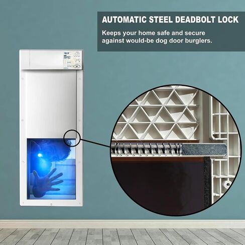 Power Pet Smart Automatic Electronic Pet Door by High Tech Pet (Wall Mount, Large, WiFi Enabled - App Control) in Saudi Arabia