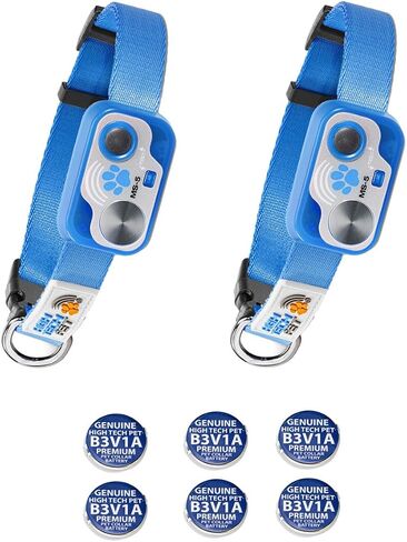 Genuine MS-5® Automatic Smart Pet Door Collar 2-Pack, Tested & Certified by High Tech Pet with 6 Free Premium Batteries (Pink) in Saudi Arabia