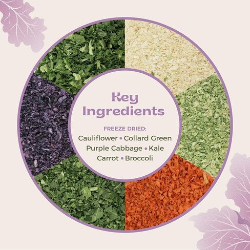 Freeze-Dried Chop & Seeds for Parakeet | Low Fat Food with Beta-Carotenoids, Calcium & Iodine | All Natural for Budgies & Small Parrots | Feather & Bone Health (2 lbs) in Kuwait