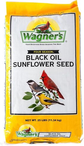 Wagner's 76027 Black Oil Sunflower Wild Bird Food, 25-Pound Bag in Saudi Arabia