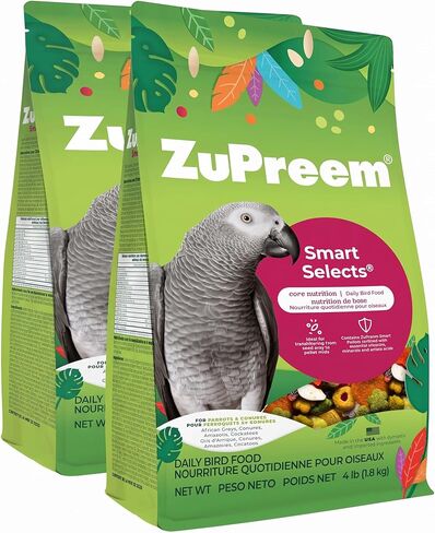 ZuPreem FruitBlend Parrot & Conure Food, Uniform Bird Food, M/L, 3.5 lb in Saudi Arabia