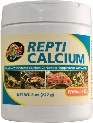 Zoo Med Reptile Calcium without Vitamin D3, 8-Ounce in Kuwait