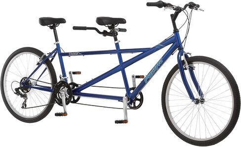Pacific Dualie Adult Tandem Bike, 26-Inch Wheels, 2-Seater, 21-Speed, Linear Pull Brakes, Blue in Kuwait