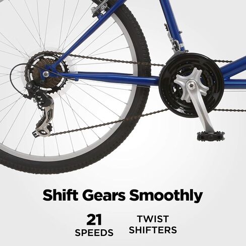 Pacific Dualie Adult Tandem Bike, 26-Inch Wheels, 2-Seater, 21-Speed, Linear Pull Brakes, Blue in Kuwait