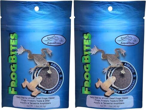 Frog Bites - Moist Pellet Sinking Diet for Frogs & Small Amphibians (1.5 oz (42.5g)) in Saudi Arabia