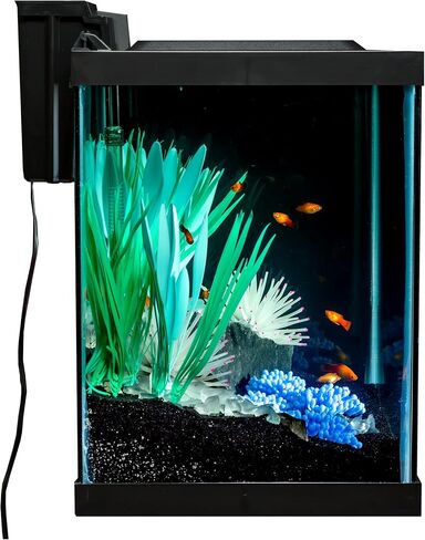 مجموعة خزان الأسماك Tetra ColorFusion سعة 20 جالون، تتضمن إضاءة LED وديكور in Kuwait