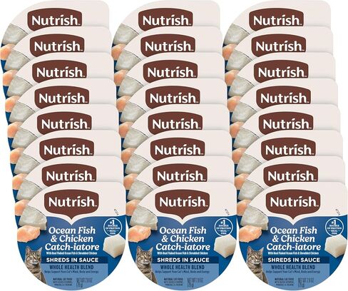 Nutrish Chicken Lover's Wet Cat Food Variety Pack, 2.8 oz Cup (Rachael Ray) in Saudi Arabia