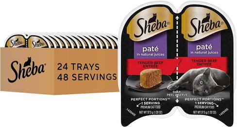 Sheba Perfect Portions Pate Wet Cat Food, Sustainable Salmon, 2.6 oz, 24 ct in Kuwait