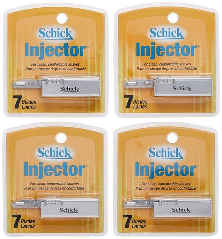 Schick Injector Razor Blades, 7-Count Boxes (Pack of 4) in Kuwait