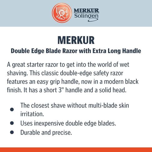 MERKUR Black Handled MK-30B Double Edge Safety Razor in Kuwait