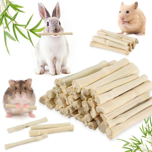 Sukh 240g Rabbit Chew Sticks - Natural Sweet Bamboo Chew for Small Animals in Kuwait