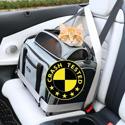 Crash-Tested Top Side Expandable Cat Carrier for Crash Protection in Kuwait
