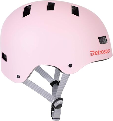 Retrospec CM-1 Bicycle / Skateboard Helmet for Adult Commuter, Bike, Skate , Matte Whisper Pink, 51-55 cm / Small in Kuwait