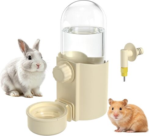 16.9 Oz Rabbit Water Bottle Dispenser,Hanging Bunny Water Bowl for cage in Saudi Arabia
