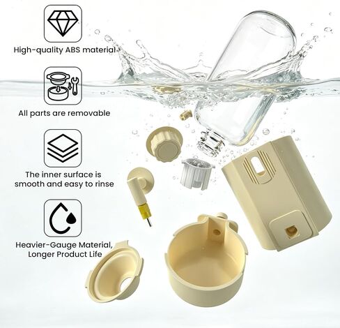 16.9 Oz Rabbit Water Bottle Dispenser,Hanging Bunny Water Bowl for cage in Saudi Arabia