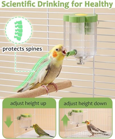Magnetic Bird Water Feeder, Leakproof Needle Valve, 8.4fl Oz in Kuwait