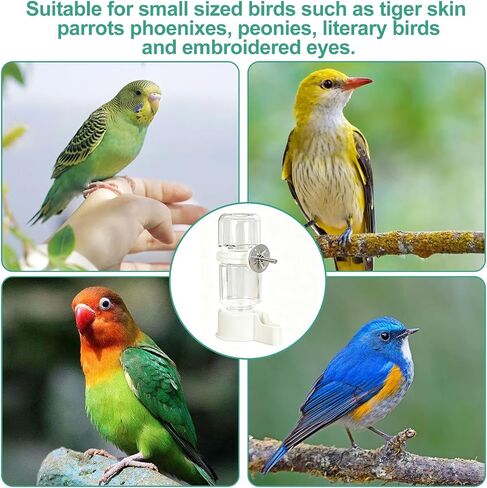 Bird Water Dispenser Plastic Bird Cage Hanging Drinking Device in Kuwait