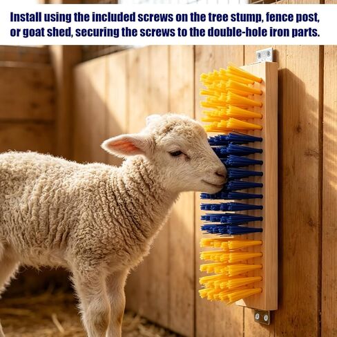 XIHIRCD 4pcs Livestock Scratching Brushes for Goat Horse Pig Cow Sheep in Saudi Arabia