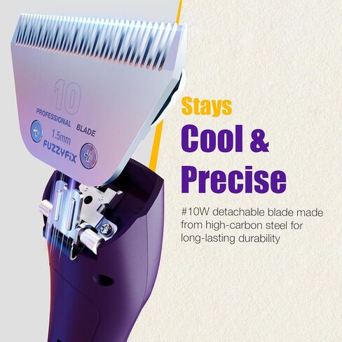 Professional Horse Clippers Cordless Detachable Wide Blade 2 Speed in Saudi Arabia