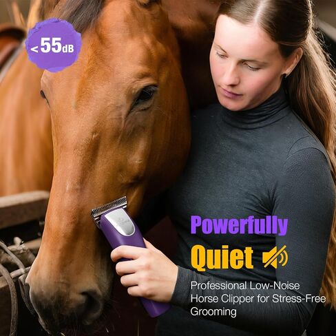 Professional Horse Clippers Cordless Detachable Wide Blade 2 Speed in Saudi Arabia