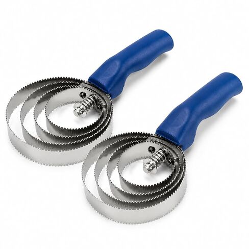 2-Pack Reversible Curry Combs for Horses and Pets, Stainless Steel in Kuwait