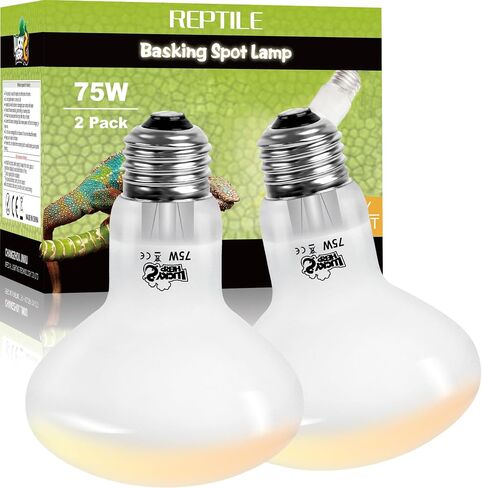 LUCKY HERP Reptile Heat Lamp Bulbs 100W, UVA Daylight Basking Bulbs 2 Pack in Saudi Arabia