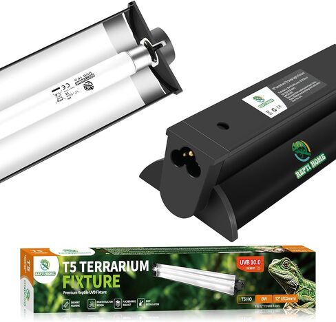 T5 UVB Reptile Light Fixture, 8W 10.0 UVA UVB Light Bulb 12" in Saudi Arabia