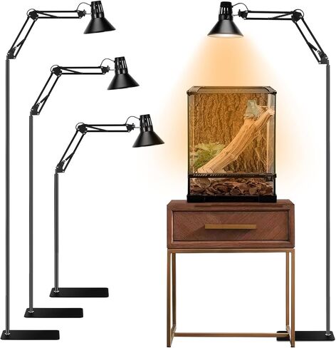 Reptile Lamp Stand Reptile Light Stand (15.7inch to 74.3inch) in Kuwait