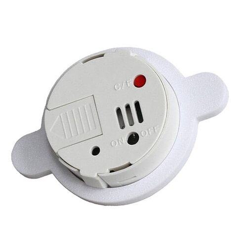 2PCS Magnetic Temperature and Humidity Monitor for Jumping Spider Enclosure Accessories Digital Thermometer Hygrometer Reptile Tank Humidity Gauge for Gecko, Bearded Dragon (Round) in Kuwait