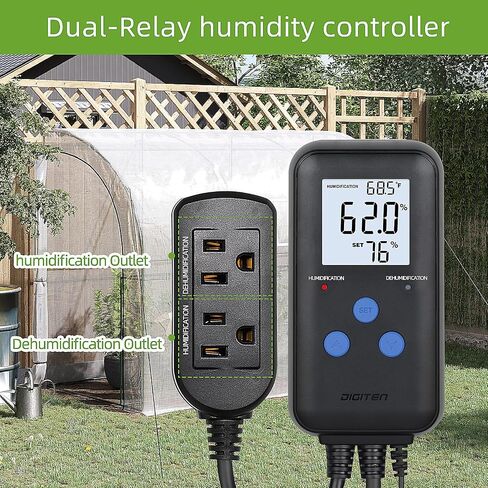 DIGITEN Humidity Controller with Temperature Display for Reptile, Mushroom in Kuwait