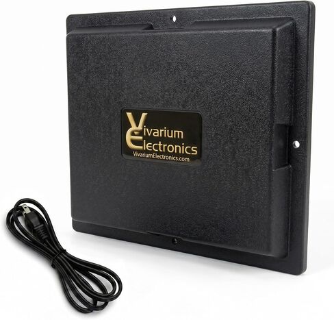 Radiant Heat Panels Made in USA 80W–Premium Reptile Heater Mounts Easily with Included Screws Reptile Heat Panel, Snake Heater, Bearded Dragon, Gecko and Hermit Crab Accessories in Kuwait